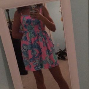 Pink and blue Lilly dress